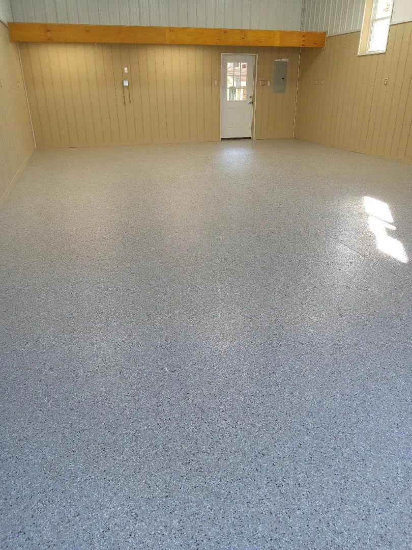 epoxy coating garage floor