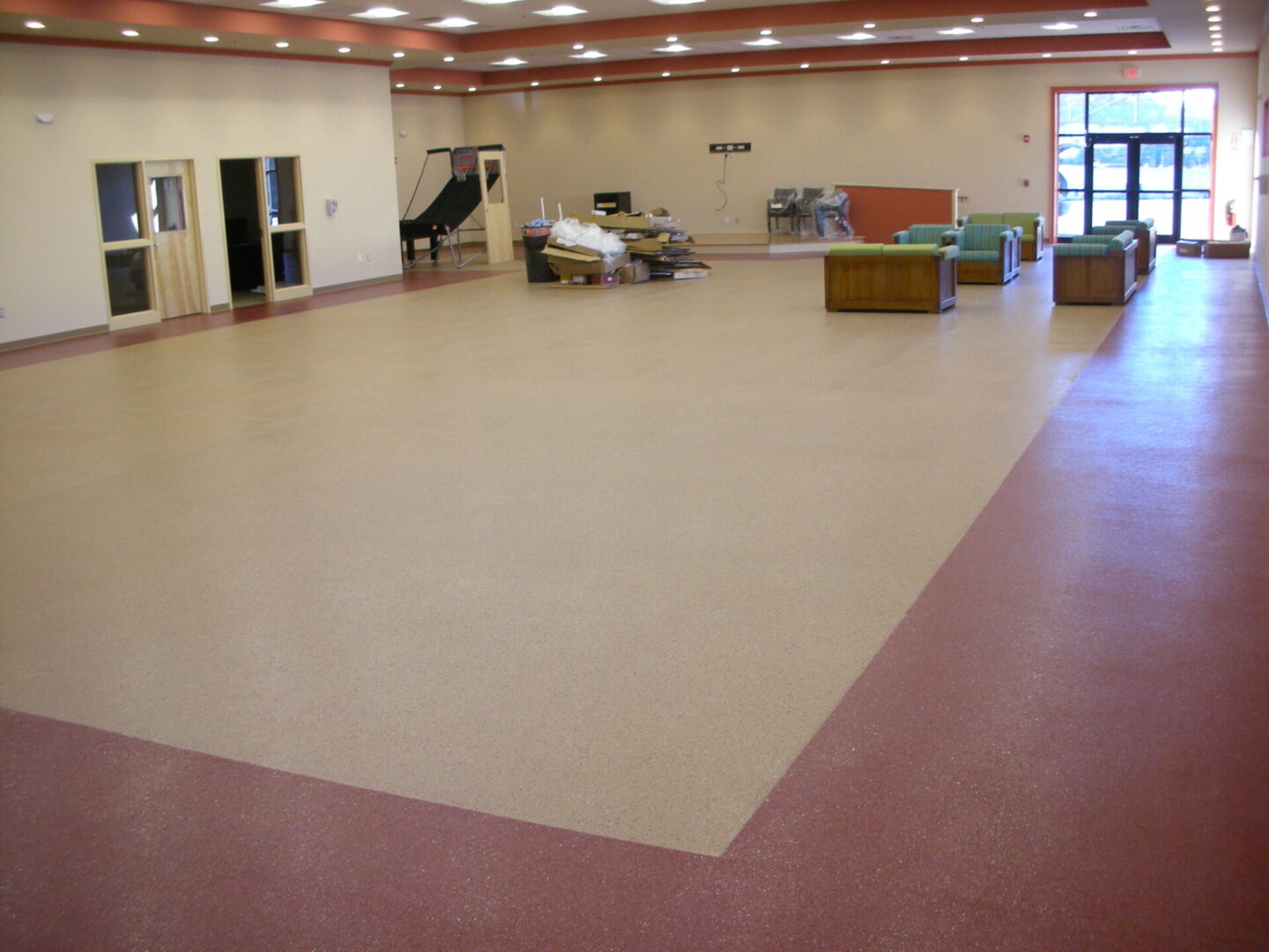 Epoxy flooring medical facility