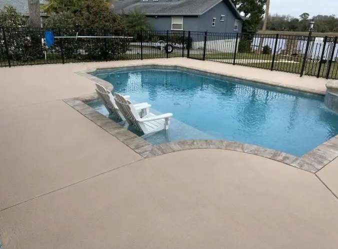 Pool deck coating